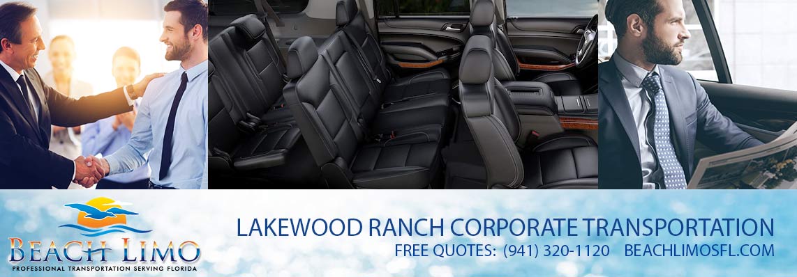 Lakewood Ranch Corporate Transportation Service Rental - Lakewood Ranch Executive Car Service - Black Car Sedans - Lakewood Ranch Corporate Group Transportation Services - Beach Limo Florida