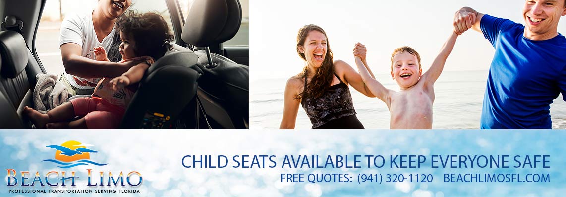 Sarasota International Airport Shuttle Service with Child Seats